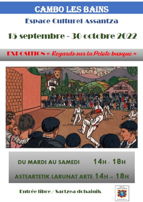 Affiche Expo Pelote 22