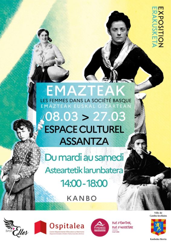 Affiche Exposition Emazteak Assantza