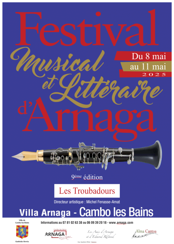 Affiche Festival Musical Arnaga 2025