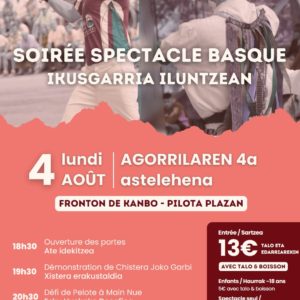 Soirée Spectacle Basque Ikastola