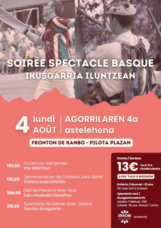 Soirée Spectacle Basque Ikastola