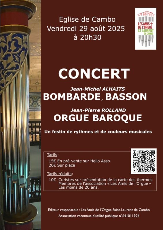 Concert Orgue 08.25