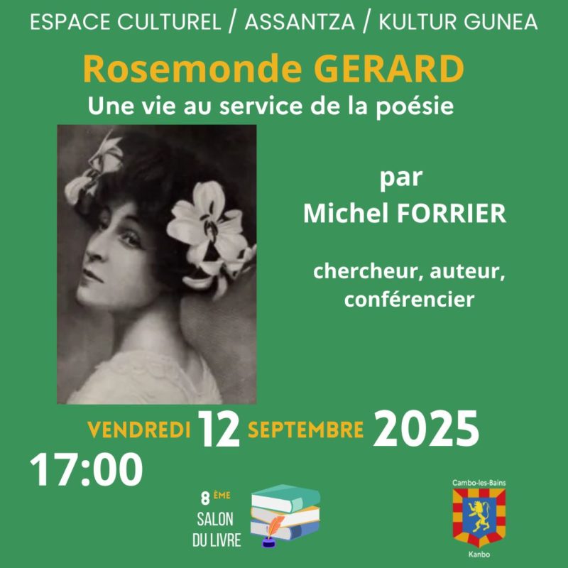 Salon Du Livre Conférence M. Forrier Rs