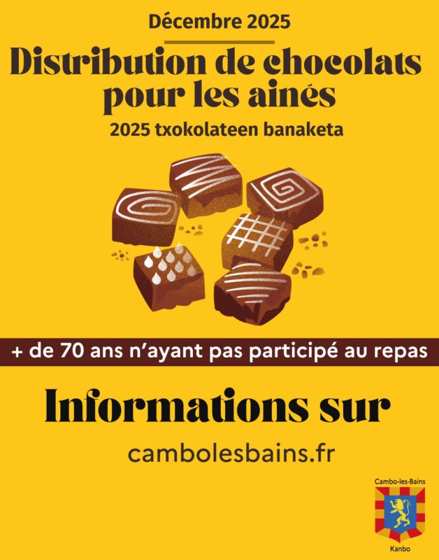 Affiche Distribution Des Chocolats