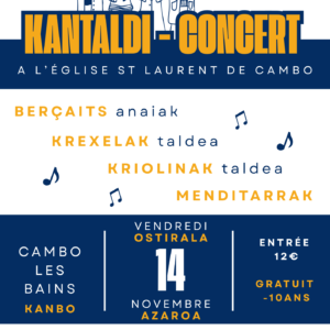 Affiche Rotary Concert 14 Novembre 2025