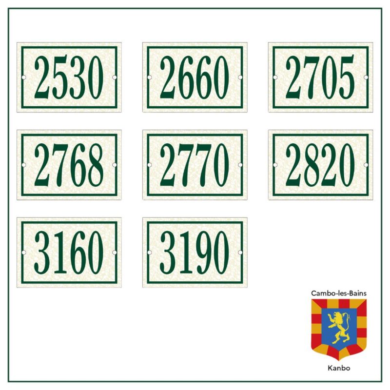 Distribution Numéro De Rue