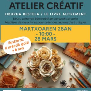 Affiche Atelier Création Livres Christelle Landart A4