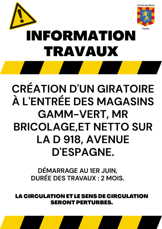 Av Espagne Info Travaux Giratoire ++