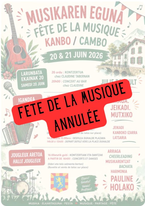Fete De La Musique AnnulÉe
